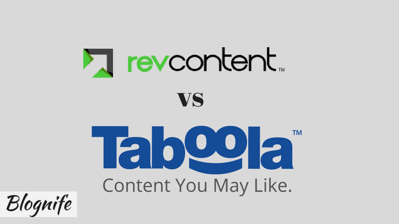 taboola ad vs revcontent