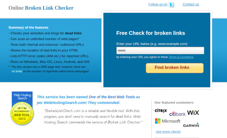 Broken Link Checker