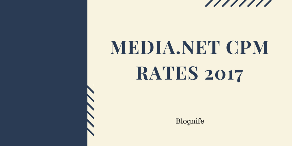 media.net CPm Rates 2017