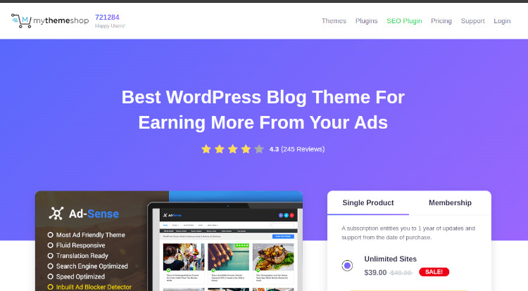 AdSense Theme by MyThemeShop