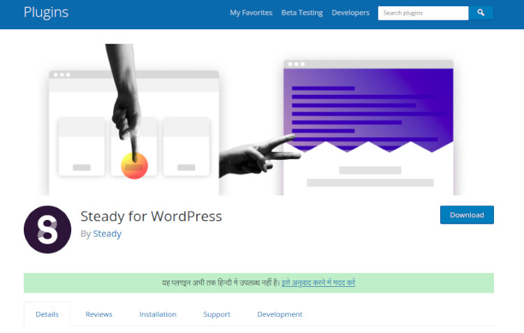 Steady for WordPress.